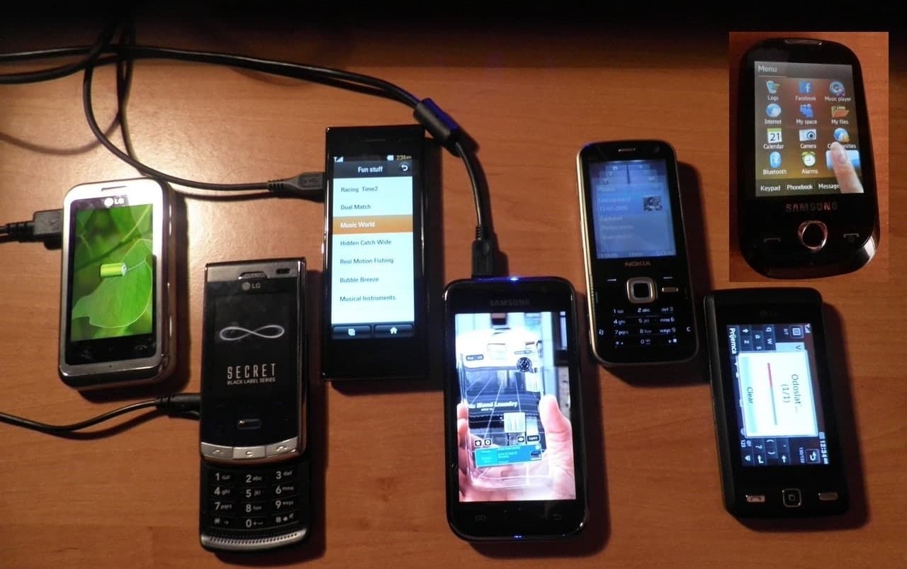 A large brick-shaped handheld telephone with a long antenna protruding from the top, a small speaker grille, a numeric keypad, and a handset body thick enough to require a firm grip.