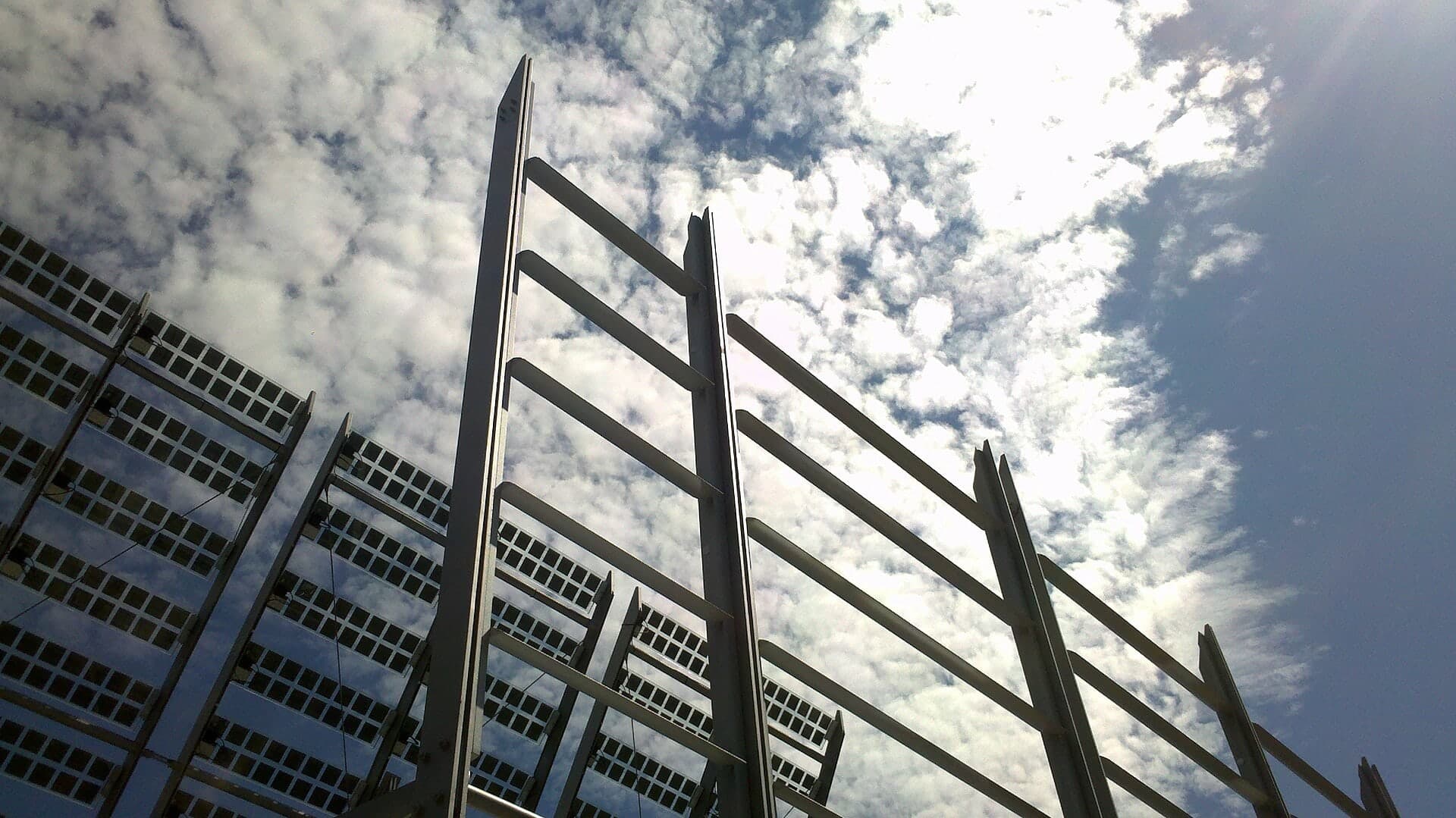 A polished steel beam or bar, showing the characteristic grey metallic surface of the alloy.
