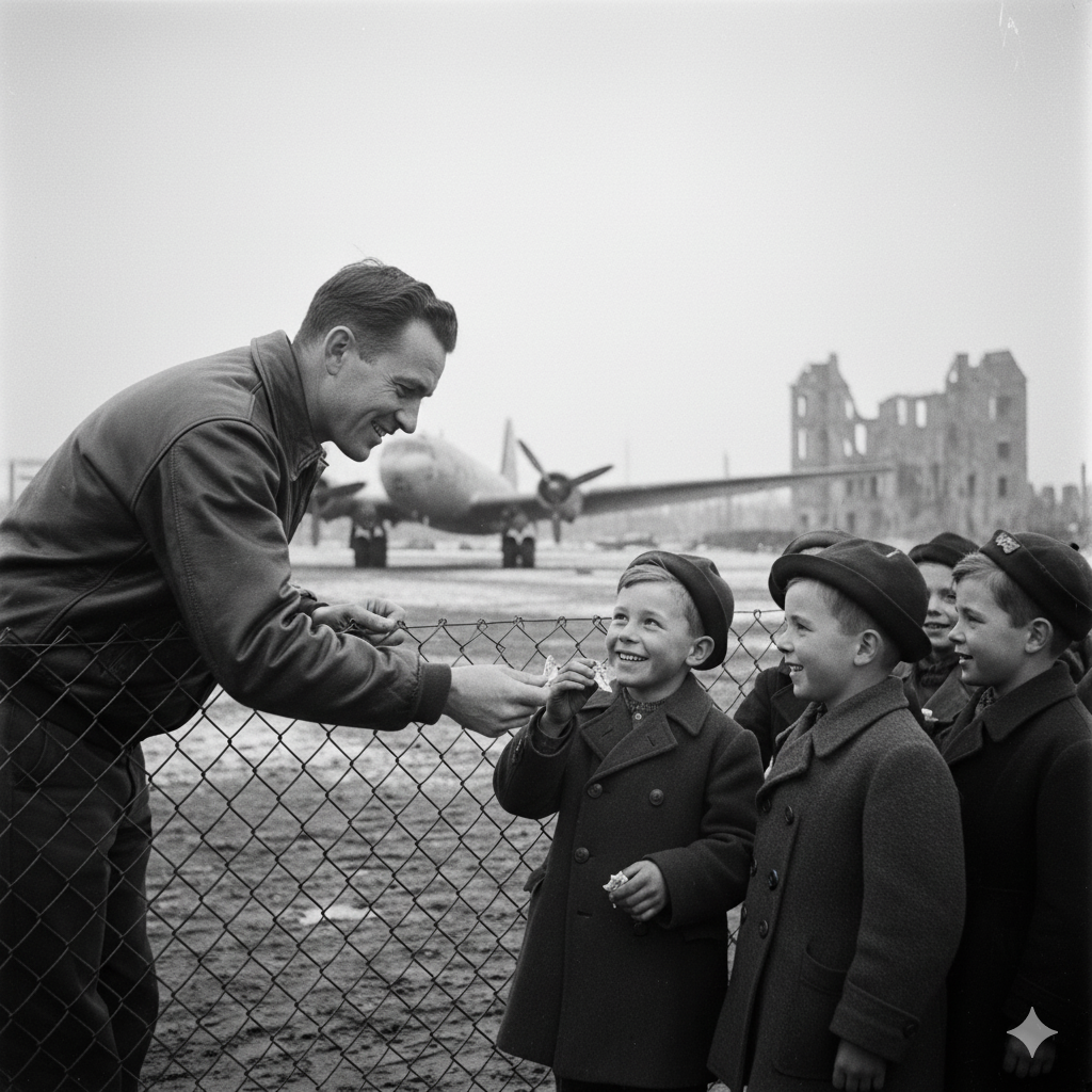 Halvorsen with children