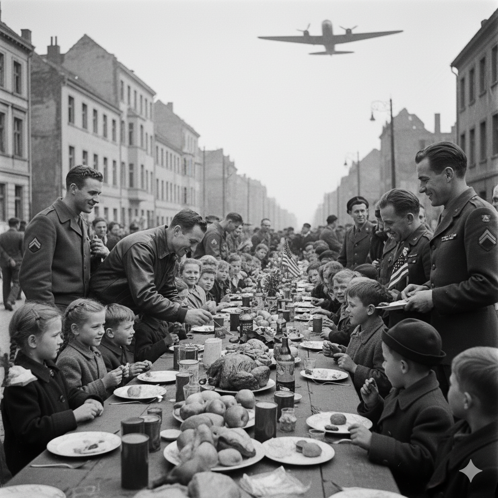 Thanksgiving feast in Berlin