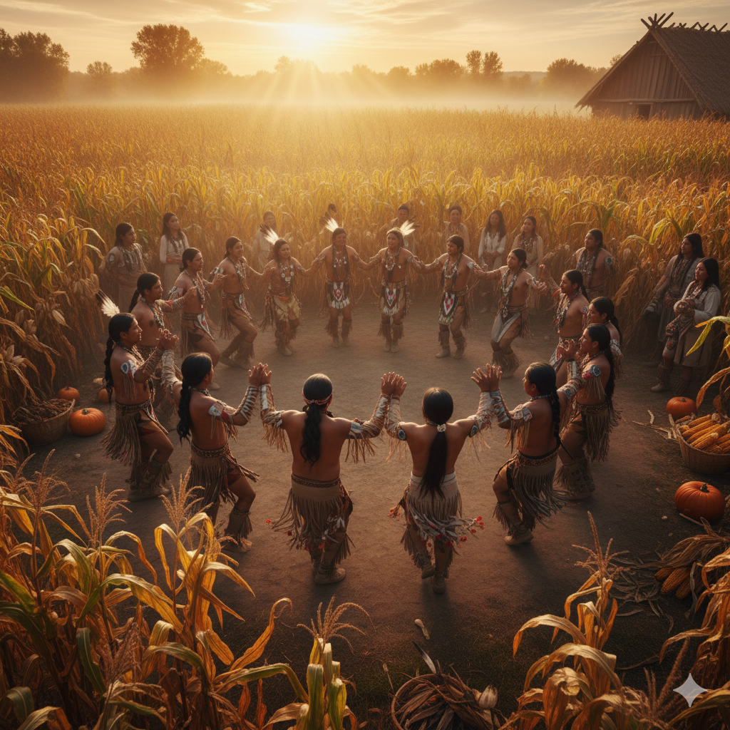 Autumn corn dance
