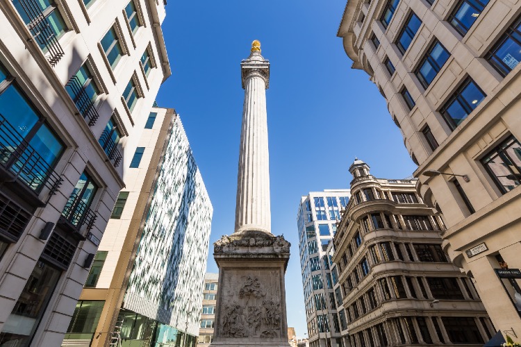 The Monument to the Great Fire of London