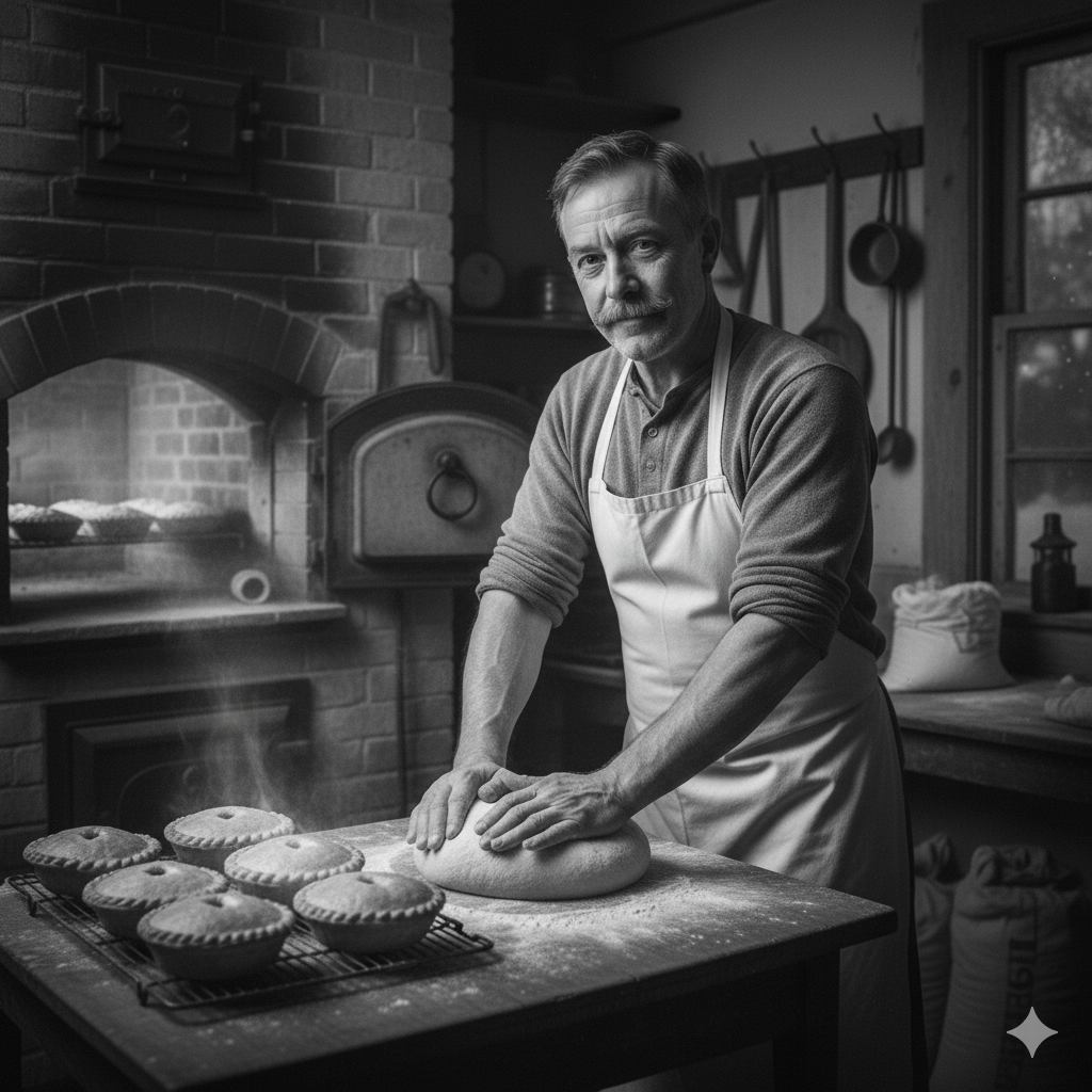 The baker at work
