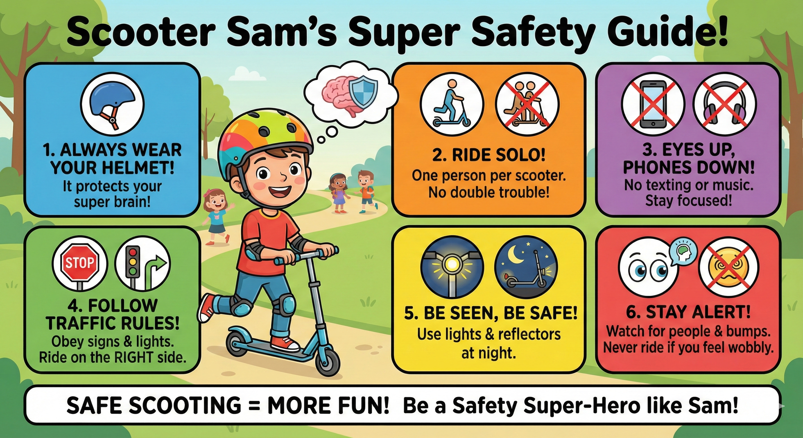 Scooter Sam's Super Safety Guide