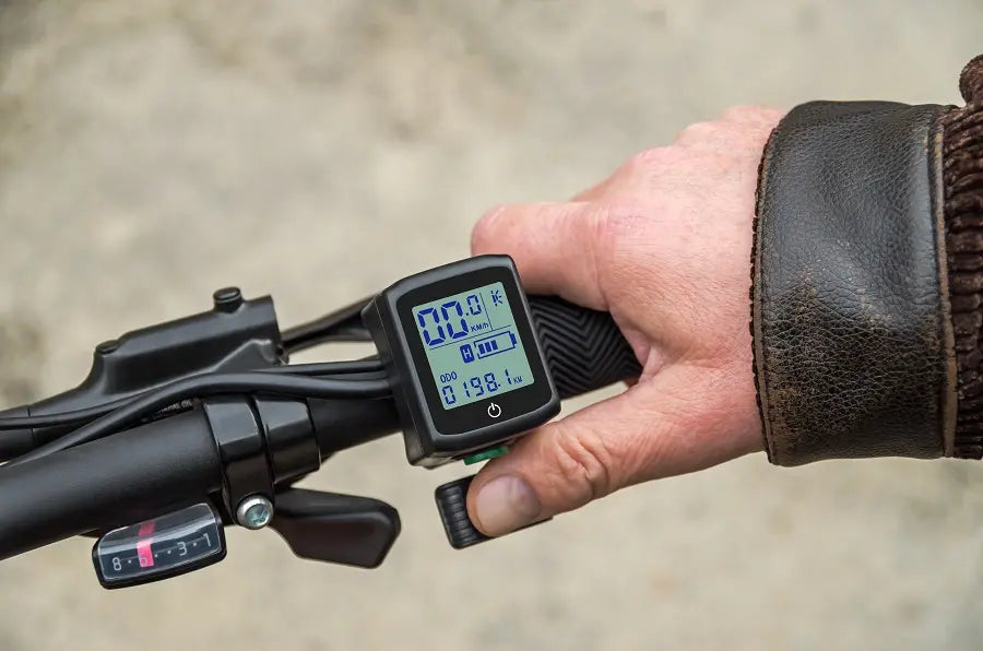 Speedometer showing safe riding speeds