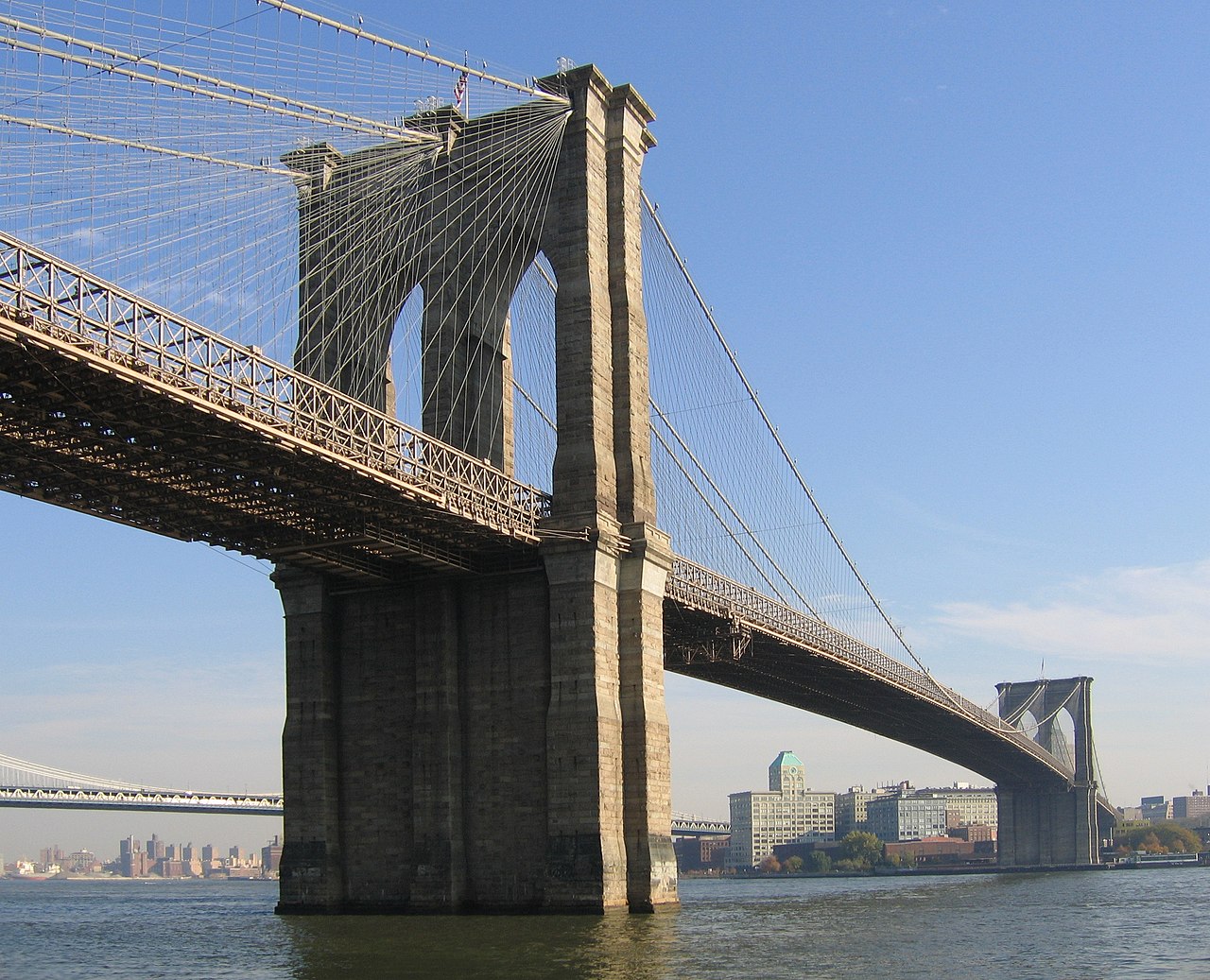 Brooklyn Bridge with cables made in Trenton